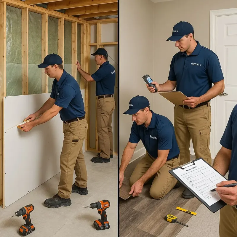 Repairs and Reconstruction process in Lucas Valley-Marinwood, CA